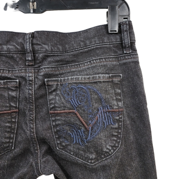 Diesel LIV Women's Black Wash Liv Stretch  Bootcut Jeans - 28X32 - Picture 5 of 8